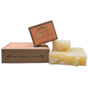 Økologisk og vegansk fast shampoo bars med appelsin 100 og 25 gram fra Sæberiget